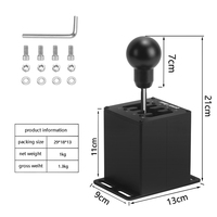 Sim racing Sim USB H Gear Shifter-8rounds pour frein à main