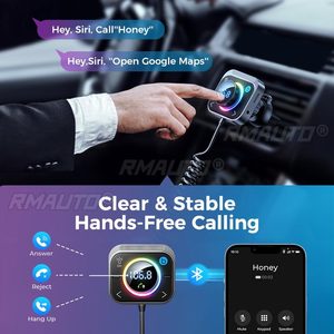 Joyroom Car Adapter Audio FM <b>Transmitter</b> <b>bluetooth</b> 5.3 FM AUX Bass Boost 3 Ports PD&QC 3.0 FM <b>bluetooth</b> for Car - Product Image 3