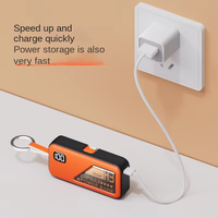 Power Bank Conception de porte-clés d'alimentation mobile compacte et portable haute capacité et câble de charge Power Bank