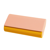 Étui à lunettes rectangulaire en PU double couche, tendance