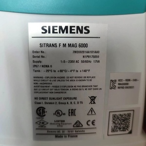 Medidor de Flujo SIEMENS SITRANS F M MAG6000 en Oferta - Product Image 2