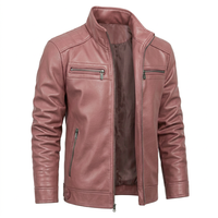 Veste d'hiver décontractée pour homme en coton enduit, écologique, avec col montant et fermeture éclair sur les poches avant, idéale pour le quotidien - Vente en gros