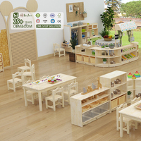 Chaises et tables en bois écologiques Hikeylove Montessori pour l'école, la garderie, la crèche et la salle de classe