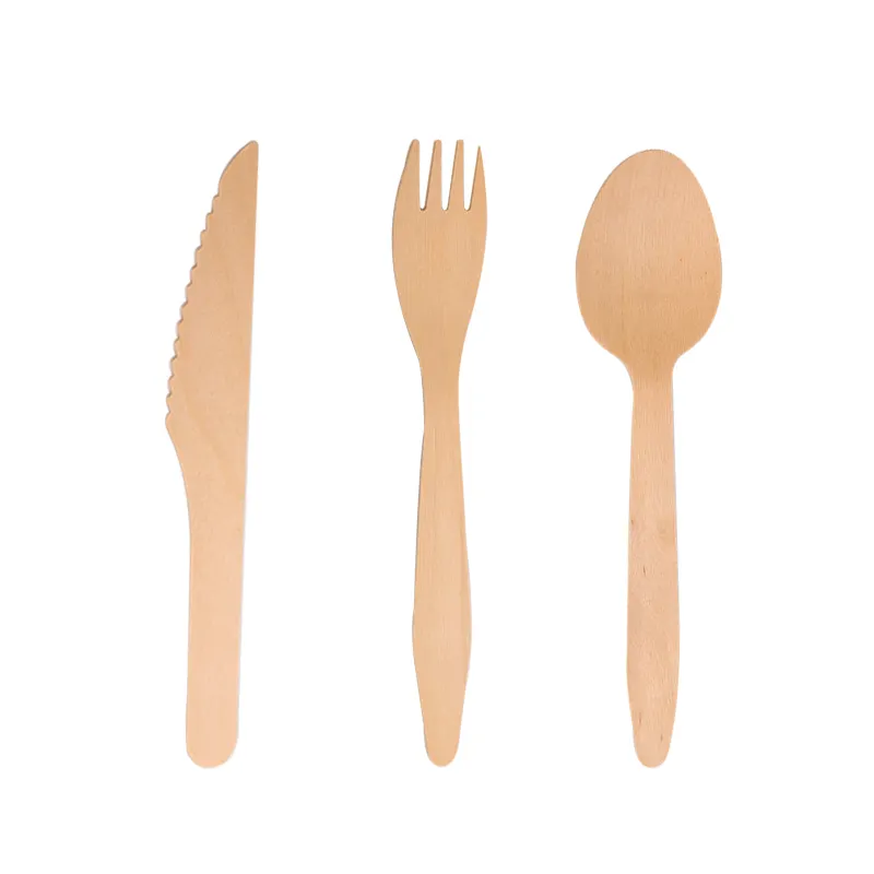 Eco Friendly Party Supplies Disposable Wooden Tableware