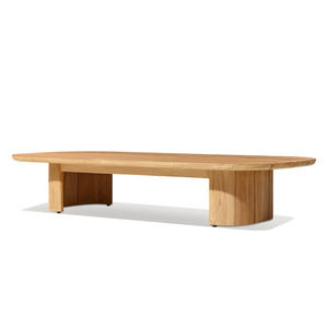 Ensemble de salon de jardin haut de gamme, table basse, meubles d'extérieur, table basse en teck massif résistant aux intempéries - Product Image 2