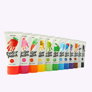 Venta al por mayor DIY profesional niños arte pigmento pintura <span class=keywords><strong>de</strong></span> dedos 12 <span class=keywords><strong>Colores</strong></span> <span class=keywords><strong>de</strong></span> - Product Image 5