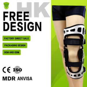 Pelindung serat karbon berengsel medis untuk fraktur meniskus cedera ligamen Post Op fiksasi - Product Image 1