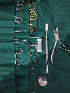 高精度輸入26点歯科インプラント手術器具セット医療用ステンレス鋼滑り止めハンドル外科用鉗子 - Product Image 4