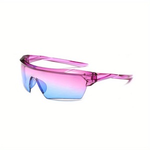 Lunettes de soleil de sport pour hommes et femmes Lunettes de cyclisme en plein air Bleu Rouge <span class=keywords><strong>Pare</strong></span>-<span class=keywords><strong>brise</strong></span> de vélo transfrontalier européen et américain - Product Image 2