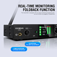 Système de monitoring intra-auriculaire sans fil UHF GOOERAI LM600, léger, 8 canaux stéréo, écran TFT couleur, portée de 150 m pour scène et studio, nouveau