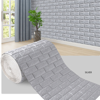 Panneau mural en mousse PVC pour cuisine, brique autocollante, autocollant mural 3D