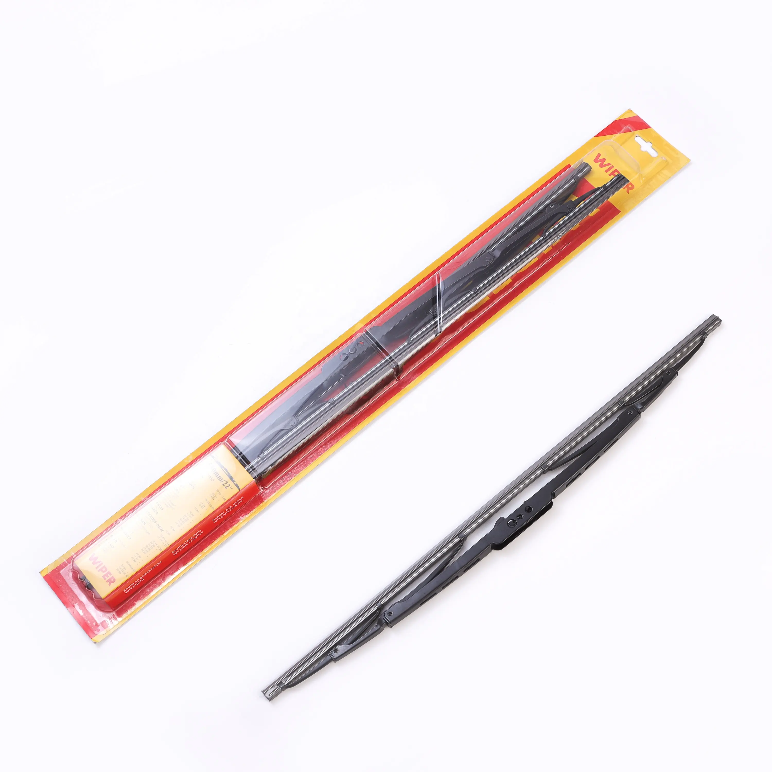 Factory Price Universal Iron Frame Limpiaparabrisas Wiper Blade Rubber All Size Wipers Fit for All Cars