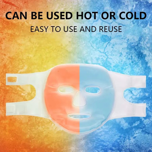 Mascarilla Facial Fría y Compresa de Gel para Ojos, Reduce la Hinchazón Facial y las Ojeras, Compresa Fría y Caliente, Spa Facial para Mujeres - Product Image 2