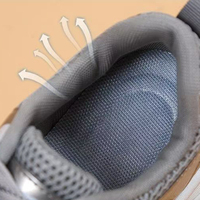 Baskets Dad Chunky Y2K pour femmes, argent métallisé, à plateforme en maille, antidérapantes, pour la marche et le quotidien