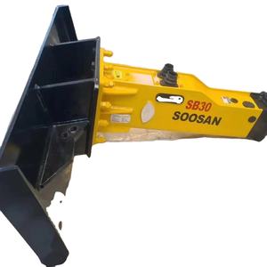 หัวเจาะไฮดรอลิกแบบกล่อง รุ่น Sb 30 พร้อมอุปกรณ์ต่อพ่วงสำหรับรถตักล้อยาง ขนาด 2.5-4.5 ตัน สำหรับเครื่องยนต์และมอเตอร์ของรถตัก - Product Image 6