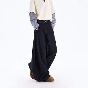 Pantalones Vaqueros Holgados Estilo Coreano Unisex, Cintura Media y Alta, Corte Recto Informal, Jeans de Mezclilla <span class=keywords><strong>para</strong></span> <span class=keywords><strong>Mujer</strong></span> - Product Image 2