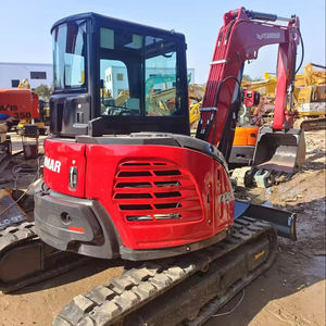 Excavatrice sur chenilles compacte d'occasion Yanmar VIO55 de 5,5 tonnes, excavatrice hydraulique d'occasion de haute qualité VIO55 équipée de divers accessoires - Product Image 5