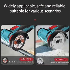 Pulidora Portátil Profesional <span class=keywords><strong>de</strong></span> Grado DIY, Potente Amoladora Angular Eléctrica Multiusos con Interruptor Deslizante - Product Image 5