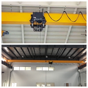 Cần cẩu 3 tấn 5 tấn EOT tùy chỉnh dầm đơn trên không thấp khoảng không điện dầm đơn cầu trục động cơ mặt đất + từ xa - Product Image 4