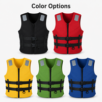 Gilet de sauvetage adulte et enfant en PVC épaissi, gonflable, étanche, pour la natation en extérieur, la flottabilité, le rafting, la plongée avec tuba et la pêche