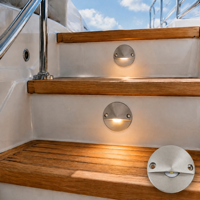 Lumière de courtoisie LED marine 12V 24V pour marches d'escalier, plancher, pont, bateau, yacht, camping-car, cabine