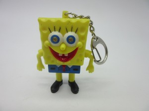 Portachiavi Universale in Plastica 3D <span class=keywords><strong>Spongebob</strong></span> Anime, Figurina Personaggio da 2 Pollici, Alta Qualità, Regalo Promozionale - Product Image 1