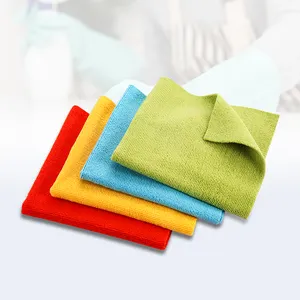 Wholesale Household Cleaning Microfibre Ultrasonic Cutting Edge Towels Multifunction Microfiber Cleaning Cloth