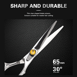 <span class=keywords><strong>2</strong></span> Pcs Chất Lượng Cao Tóc Cắt Kéo Chuyên Nghiệp Thép Không Gỉ Mỏng Shears Tóc Kéo Kéo Cắt Tóc Kéo - Product Image 2