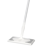 Balai anti-poussière électrostatique jetable à base EVA, manuel, avec manche extensible, léger (<2kg), pour nettoyage humide et sec des sols domestiques