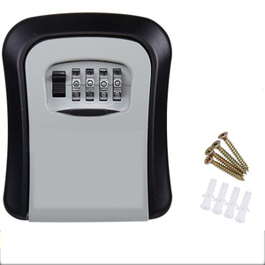 Fast delivery plastic Wall Mounted safe Storage Hide digital Combination key security lock box