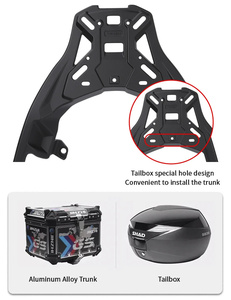 Portaequipajes trasero para motocicleta <span class=keywords><strong>BMW</strong></span> C400GT C400X, accesorios para motocicleta <span class=keywords><strong>VOGE</strong></span> SR4MAX 350, soportes para cajas de almacenamiento - Product Image 6