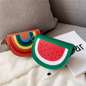 Borse a <span class=keywords><strong>tracolla</strong></span> per bambini carini con cartoni animati arcobaleno per bambine Mini borsette a gettoni adorabili accessori borsa a <span class=keywords><strong>tracolla</strong></span> per bambini - Product Image 1