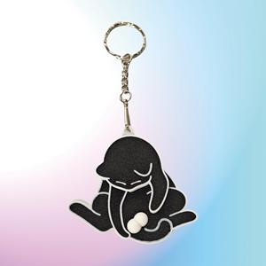 พวงกุญแจแมวการ์ตูนพลาสติกพิมพ์ 3 มิติ ลายการระเบิดข้ามพรมแดน น่ารัก - Product Image 6