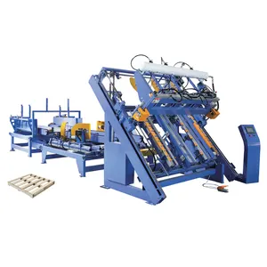 sawmill automatic pallet nailing machine Wooden Pallet Production Line