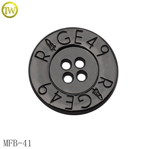 กระดุมโลหะผสมสังกะสีสีกันเมทัล 4 รู สำหรับเย็บเสื้อ ขายส่ง - Product Image 2