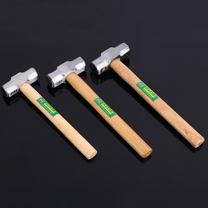 ค้อนแปดเหลี่ยมเทียนหยู เจิ้งคุน 4P 6P 8P ด้ามไม้ สำหรับงานก่อสร้าง ป้องกันแรงกระแทกและป้องกันการระเบิด - Product Image 1