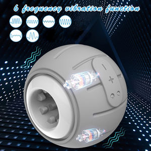 男性用バイブレーターマッサージ器 TPE+シリコン素材 ペニスエクササイズ エアクラフトカップ 大人のおもちゃ ストレス解消 オナニーグッズ セックス玩具 - Product Image 5