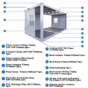 Casa Contenedor de Lujo SKYLINE, Casas Prefabricadas, Construcción Modular para Habitaciones de Hotel, Baño, Mini Casa Prefabricada - Product Image 6