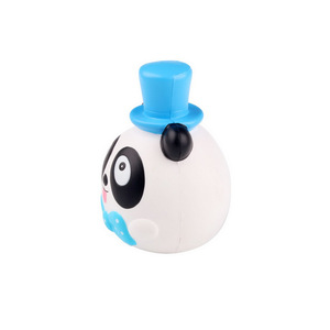 Panda Fidget Toy With Pink Hat PU Material Slow <b>Rebound</b> Stress Relief For Kids 2 To 4 Years Unisex - Product Image 3