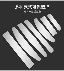 Limas de metal para suministros de uñas 100/ 150 Grit Grey Banana Curved Changeable Kit de lima de uñas impresa personalizada - Product Image 4