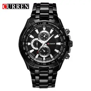 Curren 8023 Heren Casual Horloge Zakelijk Klassiek Horloge Heren Drie Valse Ooghorloge