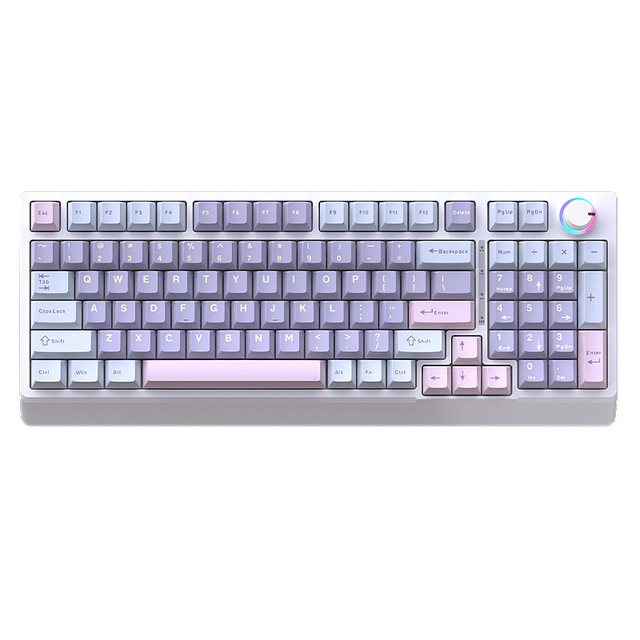 H98 Three-color Mechanical Keyboard Wireless 2.4G Three-mode DIY Keyboard