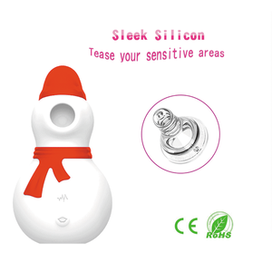 GF MAKER Série de Noël, vibromasseur pour filles, bonhomme de neige suceur, stimulateur du clitoris, suceur de mamelon, stimulateur érotique du point G, masseur pour femmes - Product Image 5