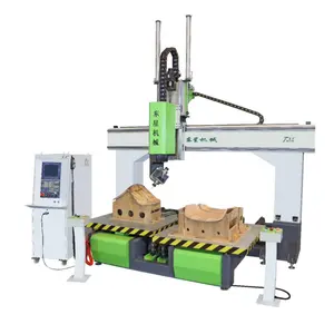 Tonsing CNC Router di legno per sedia in legno doppio tavolo da lavoro macchina da taglio