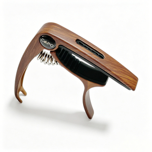 Capo Multifunción para <span class=keywords><strong>Guitarra</strong></span> - Capo de Aleación de Zinc con Diseño de Madera, Ranura para Púa y Extractor de Cuerdas para <span class=keywords><strong>Guitarra</strong></span> Acústica/Eléctrica, Ukelele - Product Image 5