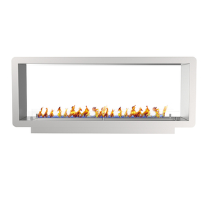Caminetto a Etanolo Sefire a Doppia Faccia per Interni, <span class=keywords><strong>Moderno</strong></span> e Lussuoso, Ecologico, in Acciaio, Capacità 19L, Garanzia 5 Anni - Product Image 6