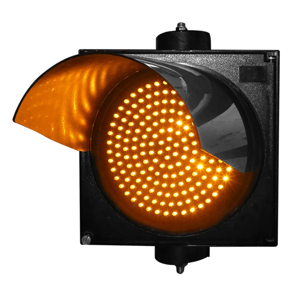 FAMA Luz de advertencia de tráfico de seguridad vial intermitente amarilla impermeable 200mm IP65 de alta calidad (modelo de red)