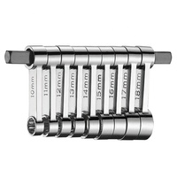 Adaptateur de couple pour cannelure d'entraînement de 3/8 ", fabriqué en taïwan, 10-19mm, 12 points