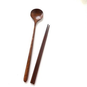 ชุดช้อนไม้สไตล์ญี่ปุ่น ช้อนกลมแบบเป็นมิตรกับสิ่งแวดล้อม สำหรับตักซุป เครื่องปรุง และภาชนะบนโต๊ะอาหาร - Product Image 3