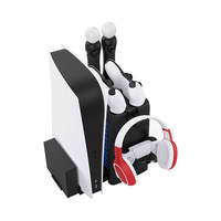Support de stockage tout-en-un pour PS5 UHD & DE Console Ventilateur de refroidissement Chargeur multifonction pour manette PS5 Accessoires de jeu